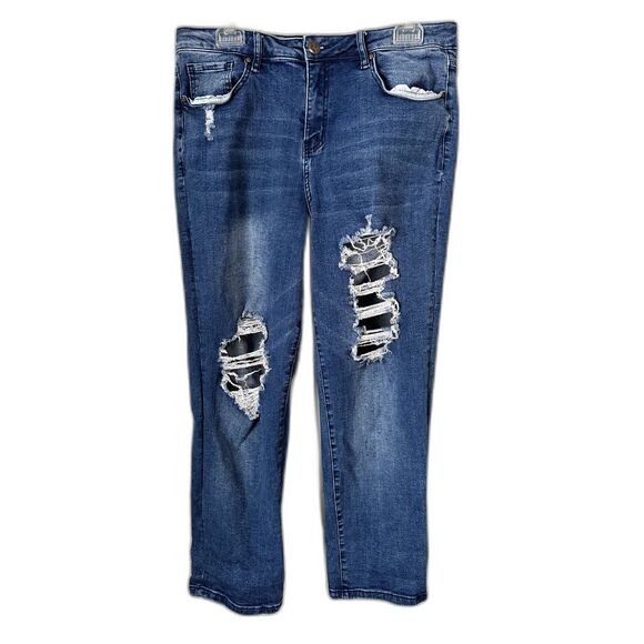 resfeber Denim - Resfeber Los Angeles Collection Skinny Boyfriend Jeans Size 14